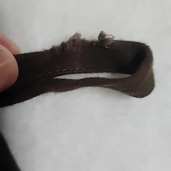 Women's Ann Taylor Halter Top Dress, Brown/White, Size 12P, Pre-Owned - Picture 12 of 13